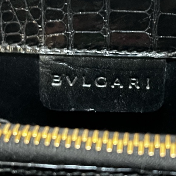 Rare “Bvlgari Bvlgari” Crocodile Shoulder Bag - Picture 10 of 10